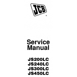 JCB instrukcje napraw + schematy + DTR: JCB Koparka JS200LC JS240LC JS300LC JS450LC instrukcja naprawy